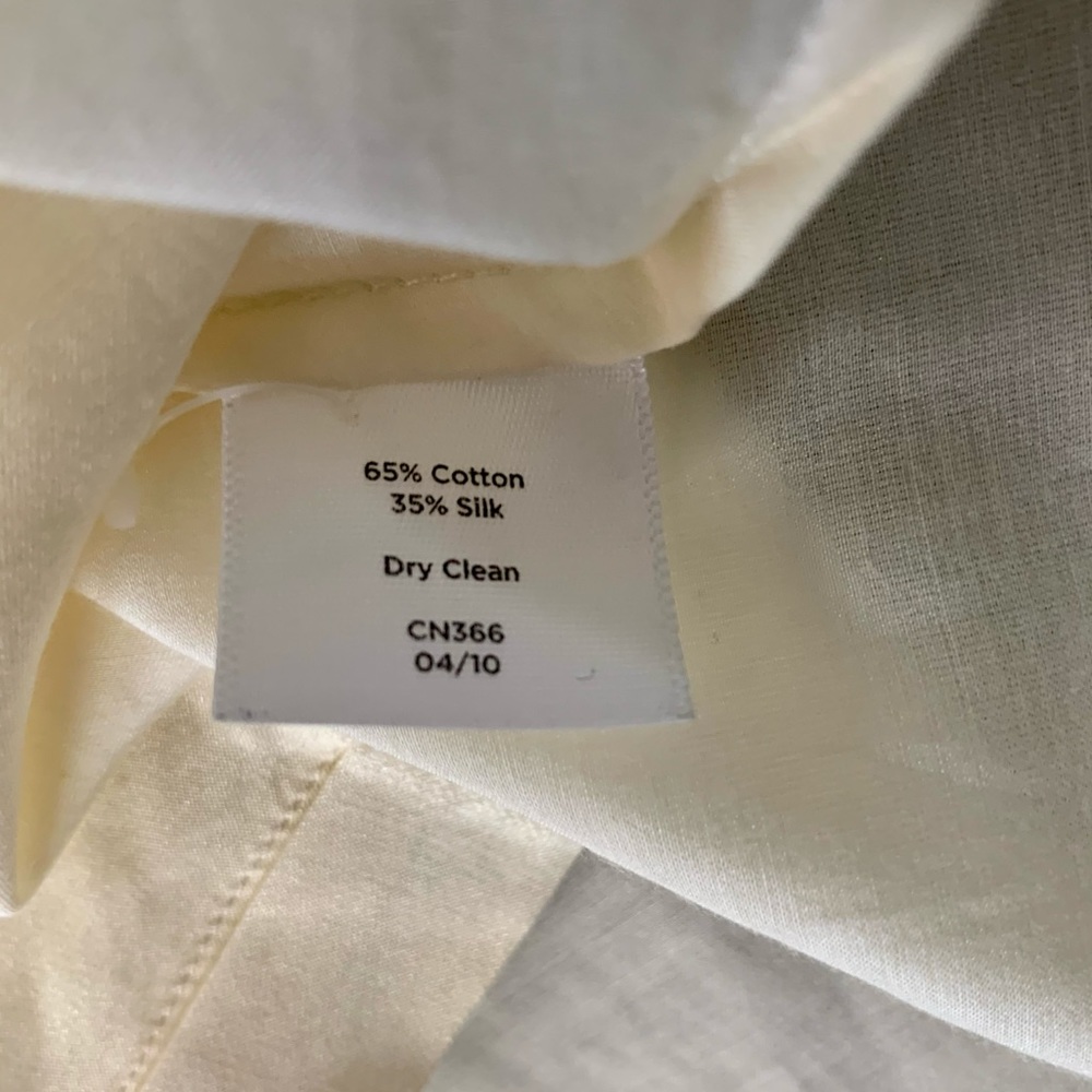 Talbots Silky Ruffle Top - Picture 3 of 3